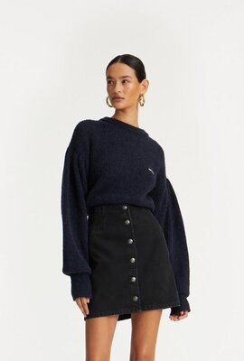Rotate Marineblauer Pullover