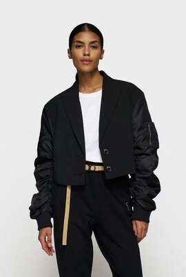 10Days Schwarzer Bomber-Blazer
