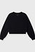 10Days Schwarzer kurzer Pullover 10