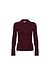 Co'couture Bordeaux Bonny Polo Pullover