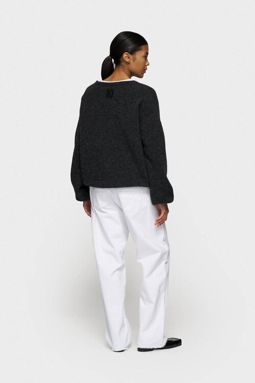 10Days Antra Melee weicher Strickpullover mit rundem Ausschnitt