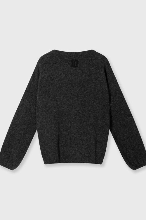 10Days Antra Melee weicher Strickpullover mit rundem Ausschnitt