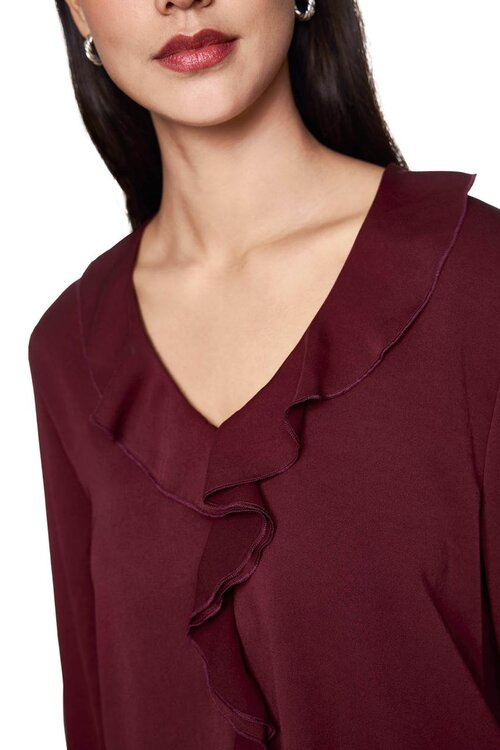 Marc Cain Braune Bluse