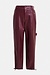 Essentiel Antwerp Bordeaux Faix Leathet Pantalon