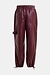 Essentiel Antwerp Bordeaux Faix Leathet Pantalon