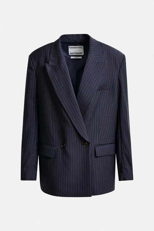 Essentiel Antwerp Navy Oversized Blazer
