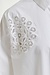 Essentiel Antwerp Weiße Spitzenapplikation Bluse