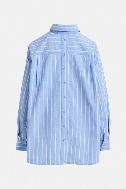 Essentiel Antwerp Hellblaues Oversized-Bluse