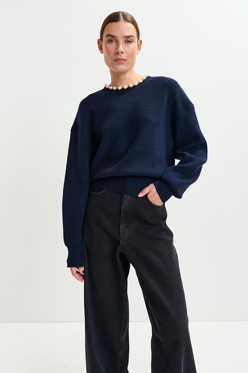 Essentiel Antwerp Marineblauer Pullover
