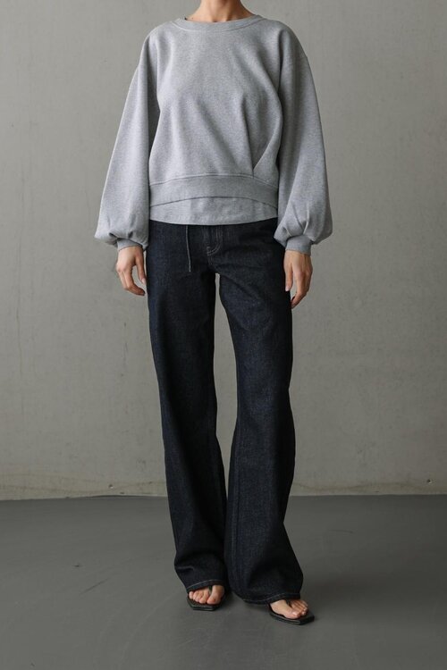 Club L'avenir Grauer Nahkampf-Pullover