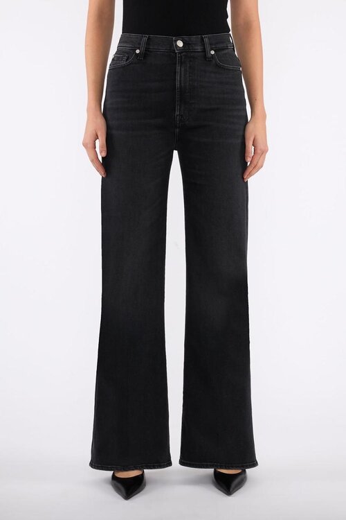 7 For All Mankind Schwarz Ultra High Rise Jo