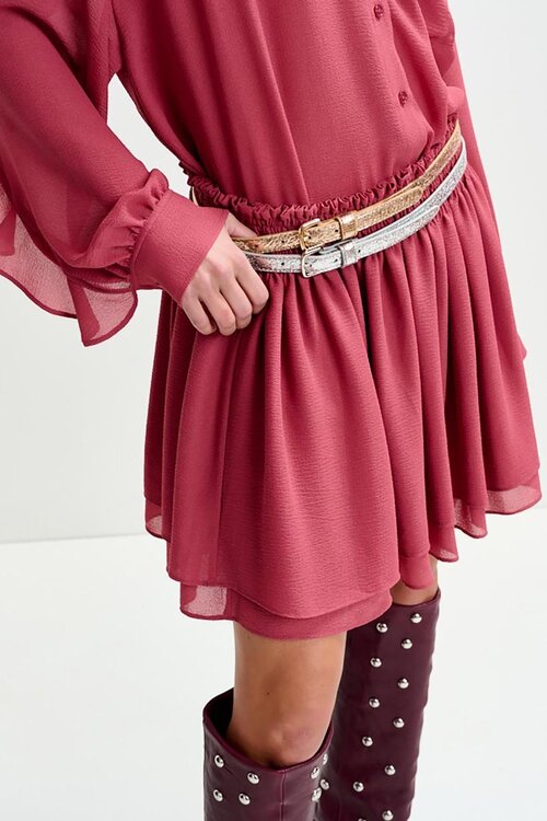 Essentiel Antwerp Silberner Gürtel