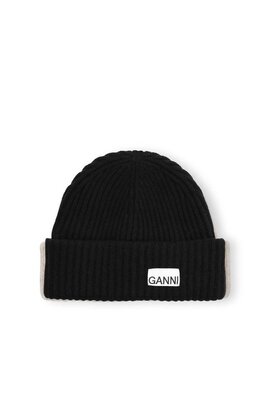 Ganni Schwarze Beanie Ganni Schwarze Beanie