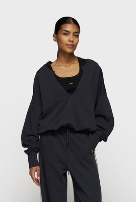 10Days Dunkelblauer V-Ausschnitt-Doppelpullover