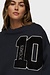 10Days Dunkelblaue Baseball-Sweater 10