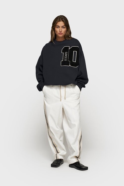 10Days Dunkelblaue Baseball-Sweater 10