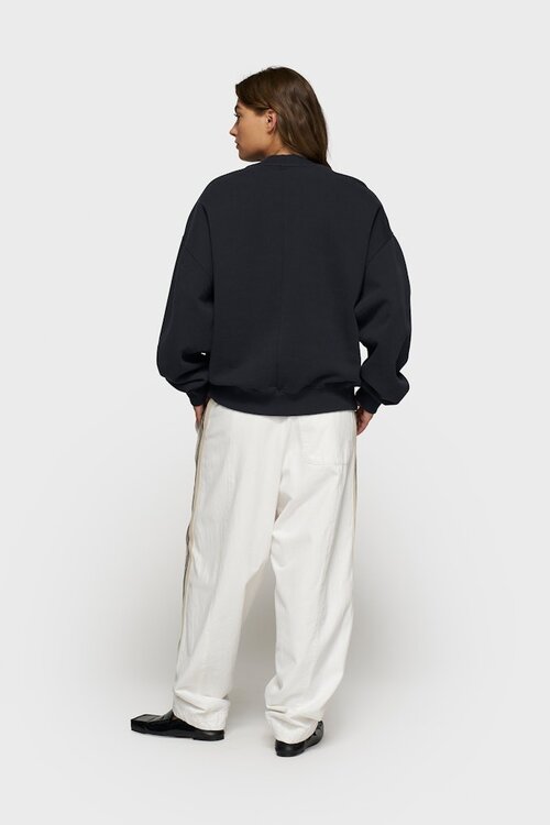 10Days Dunkelblaue Baseball-Sweater 10