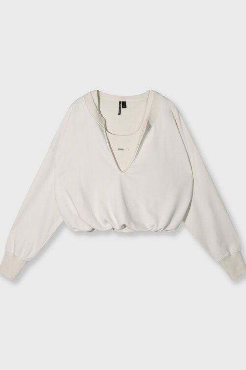 10Days Reinigingsset V-Ausschnitt Doppelpullover