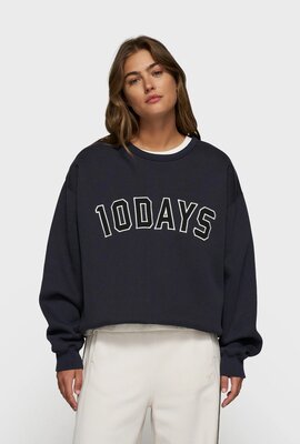 10Days Dark Navy Statement-Pullover 10Days Dark Navy Statement-Pullover