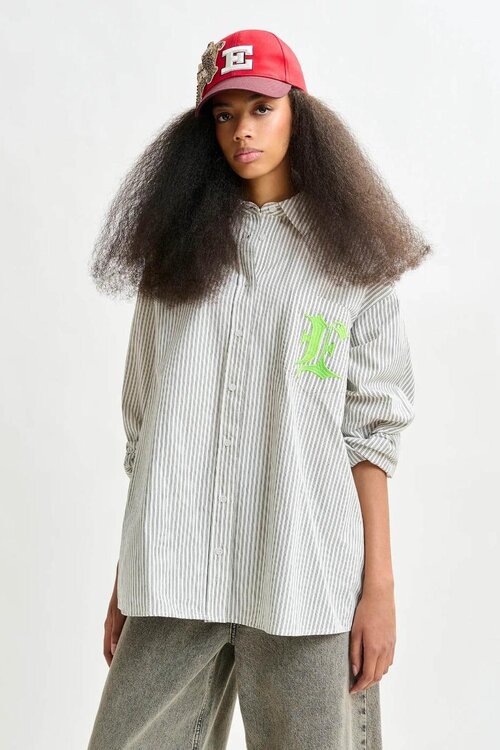 Essentiel Antwerp Weiße Oversized-Bluse