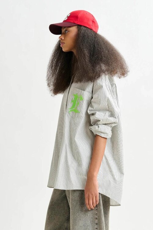 Essentiel Antwerp Weiße Oversized-Bluse