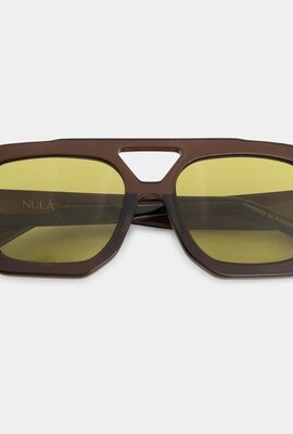 Nulá Braune Sonnenbrille