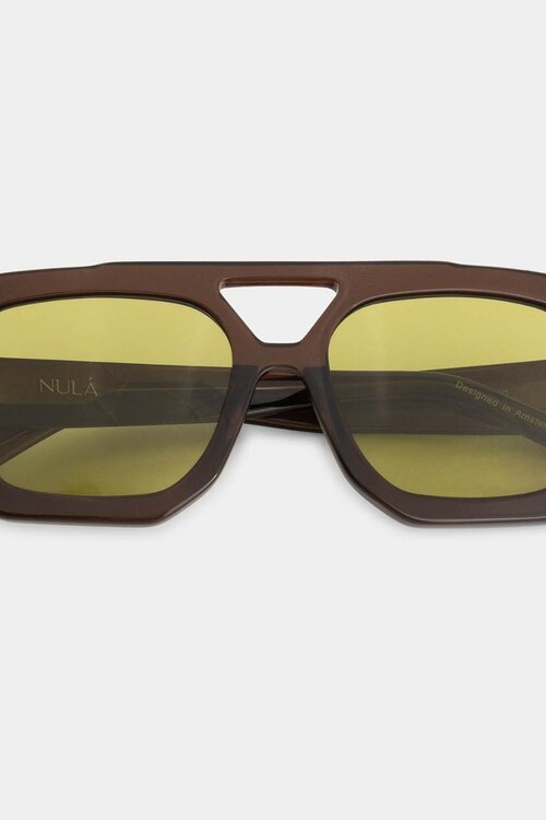 Nulá Braune Sonnenbrille