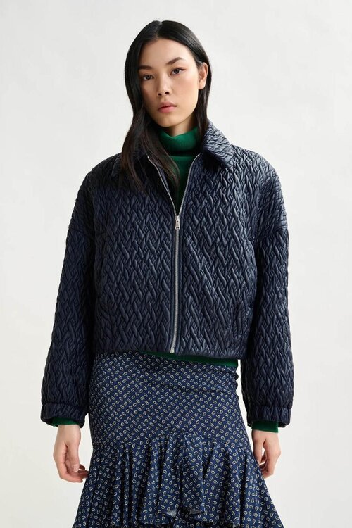 Essentiel Antwerp Marineblaue kurze Jacke