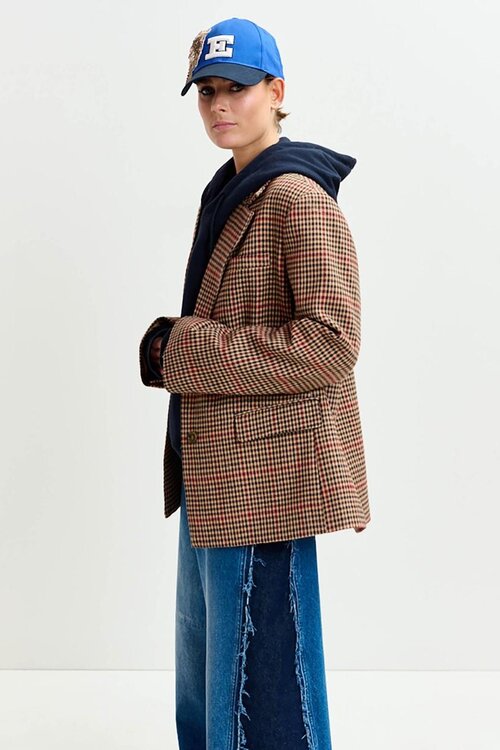 Essentiel Antwerp Camel Oversized Blazer