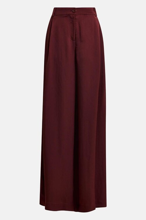Essentiel Antwerp Bordeaux Weitbein-Hose