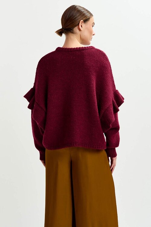 Essentiel Antwerp Bordeaux Pullover
