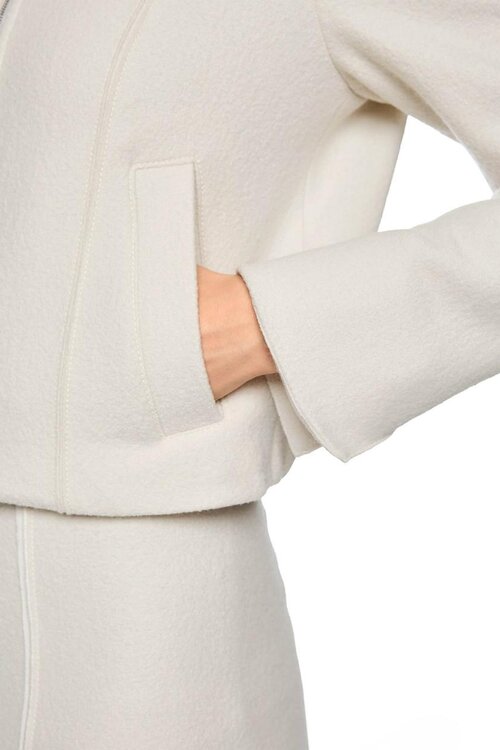 Marc Cain Taupe Kurze Jacke