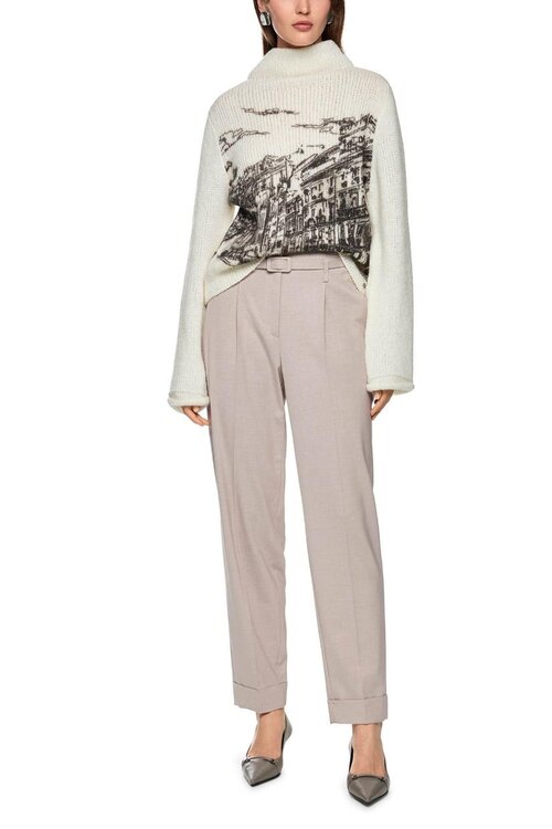 Marc Cain Taupe Hose Faqus