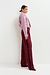 Essentiel Antwerp Rote Bluse mit Krawatte