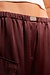 Sea Me Happy Braune Satin-Hose mit Tasche