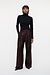 Studio AR by Arma Bordeaux Annis glänzende Hose