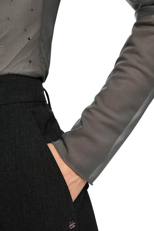 Marc Cain Dunkelgraues T-Shirt