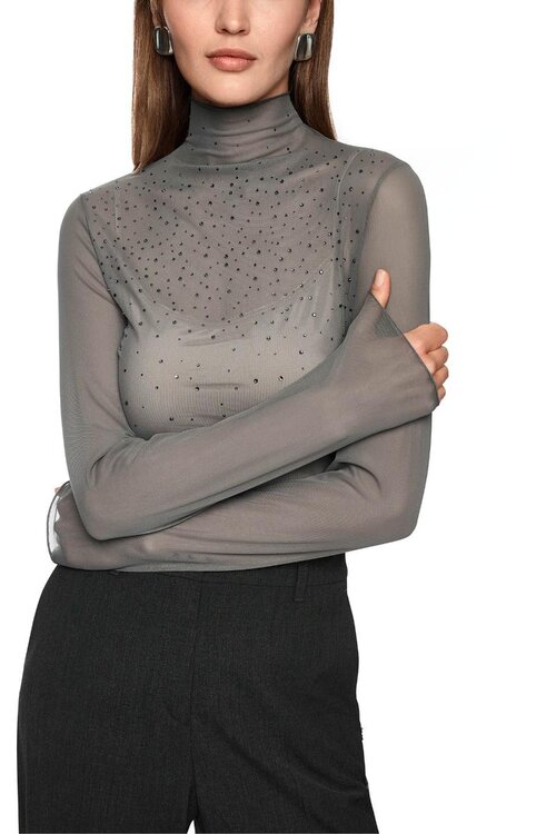 Marc Cain Dunkelgraues T-Shirt