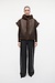 Studio AR by Arma Choco Olena Faux-Mink-Weste