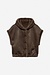 Studio AR by Arma Choco Olena Faux-Mink-Weste