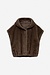 Studio AR by Arma Choco Olena Faux-Mink-Weste