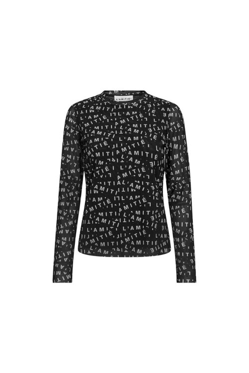 Haute L'Amitie Schwarzes T-Shirt