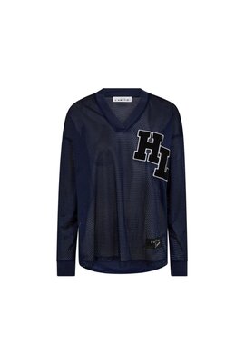 Haute L'Amitie Marineblaue Bluse