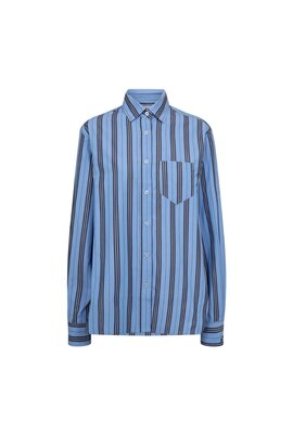 Haute L'Amitie Blaue Bluse