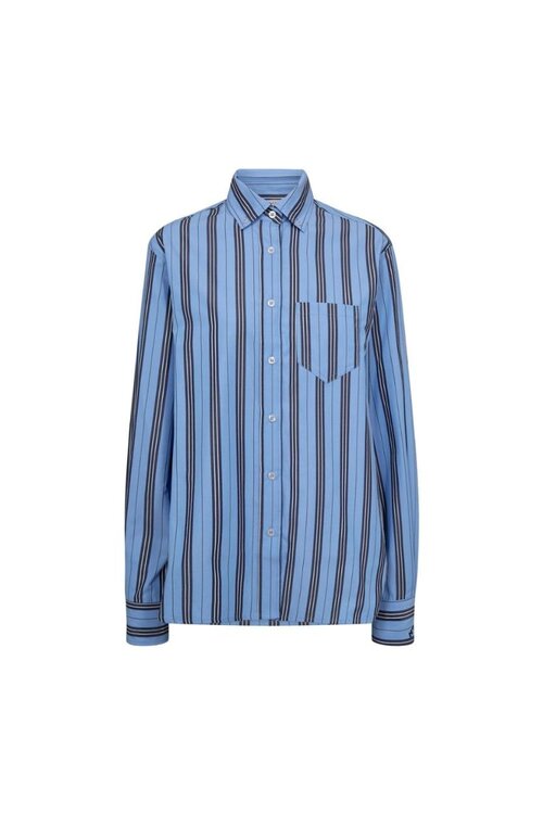 Haute L'Amitie Blaue Bluse
