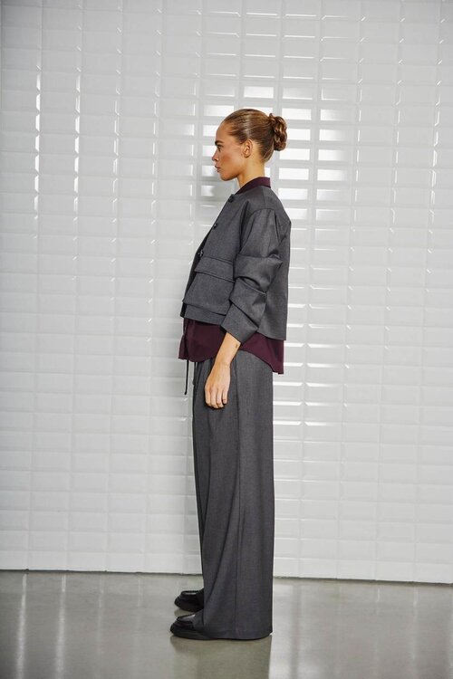 WITHBLACK Dunkelgraue Jacke