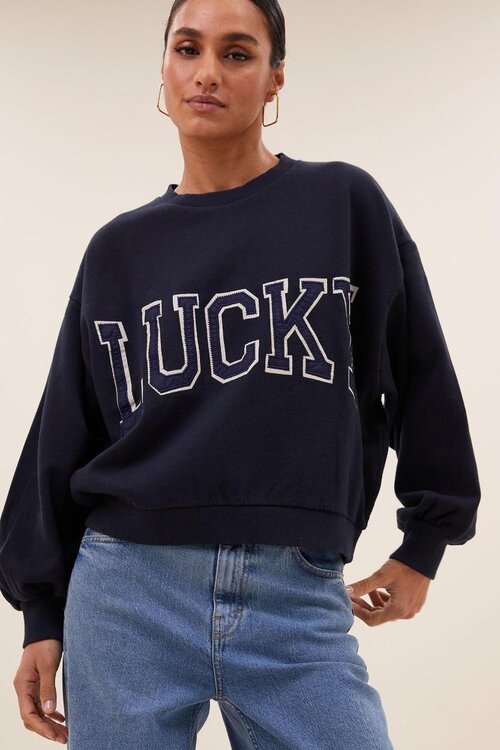 By Bar Dunkelblauer Pullover