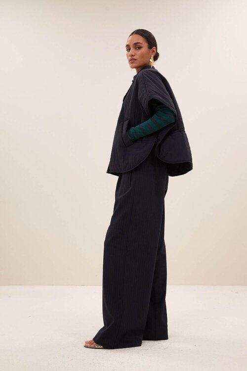 By Bar Dunkel Marine Jacke