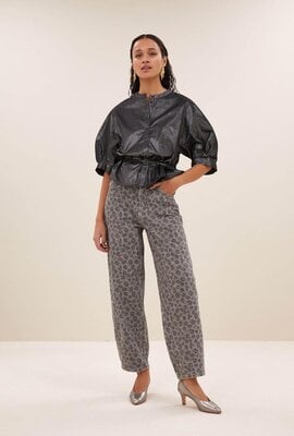 By Bar Silberne Bluse
