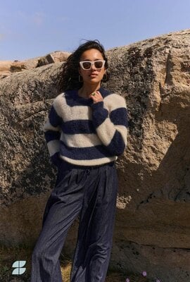 By Bar Indigo Pullover
